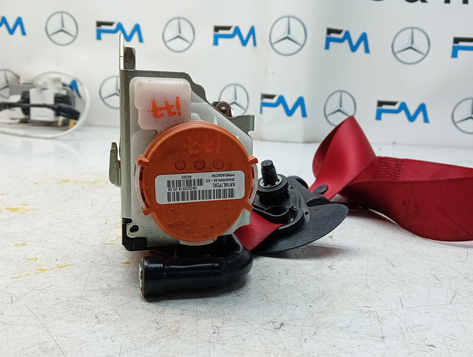 MERCEDES A-CLASS  FRONT RIGHT SEAT BELT WITH PRETENSIONER A1778600800 FMS82 OSF