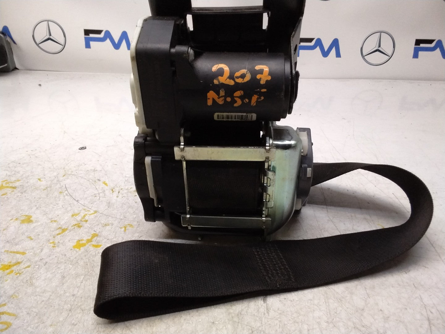 MERCEDES E CLASS SEAT BELT FRONT LEFT PASSENGER COUPE A2078605185 FMS444 NSF