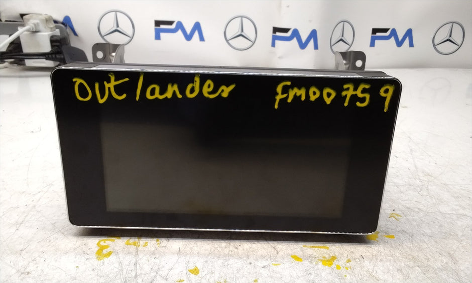 MITSUBISHI OUTLANDER 2018-2019 SAT NAV MULTIMEDIA SCREEN 8740A022 FM00759