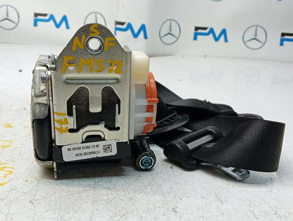MERCEDES A CLASS  FRONT LEFT SEAT BELT WITH PRETENSIONER A1778600700 FMS72 NSF