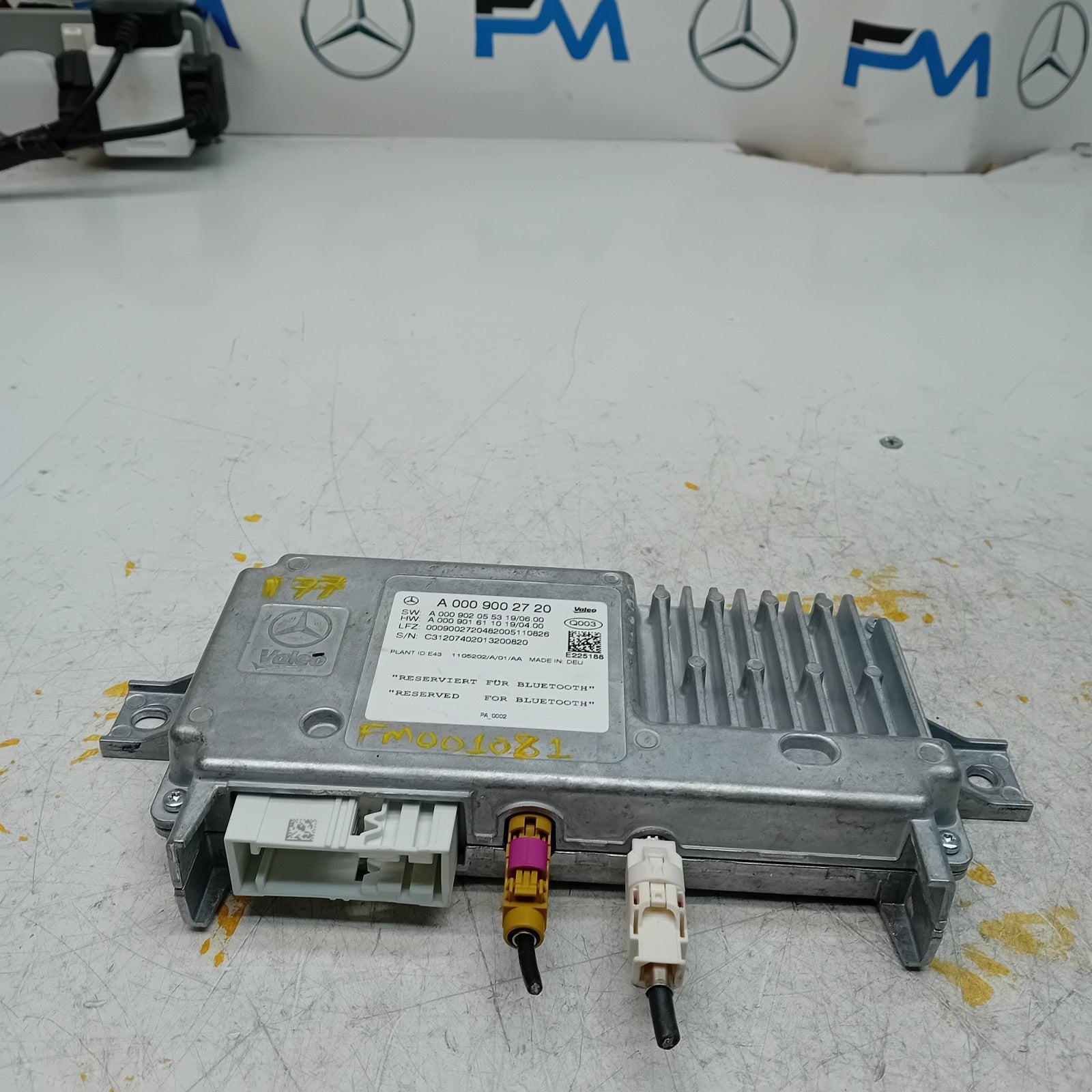 MERCEDES A C-CLASS W177 W205 BLUETOOTH PARKING CONTROL A0009002720 FM001081