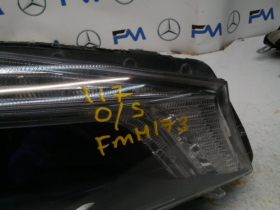 MERCEDES CLA W117 HEADLIGHT DRIVER OS RIGHT A1179065200 2015 FMH173
