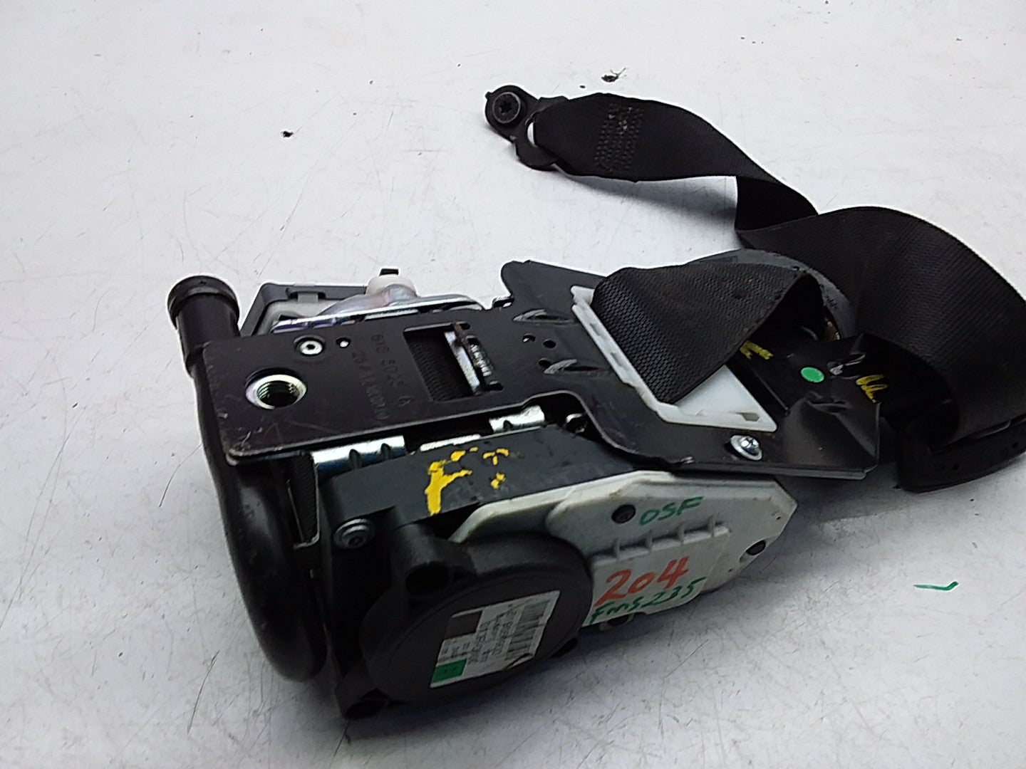 MERCEDES C-CLASS W204 SEAT BELT FRONT RIGHT DRIVER SIDE A2048602485 FMS235 OSF