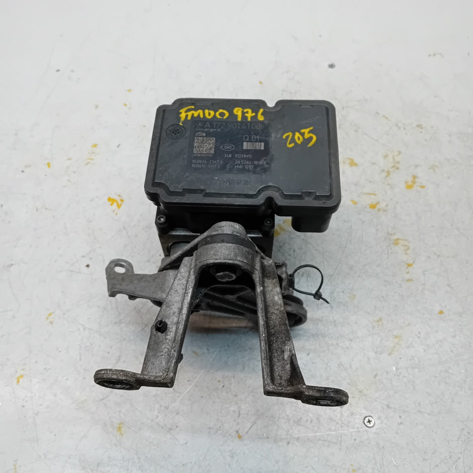 MERCEDES C-CLASS W205 ABS PUMP MODULE CONTROL UNIT A1729014100 FM00976