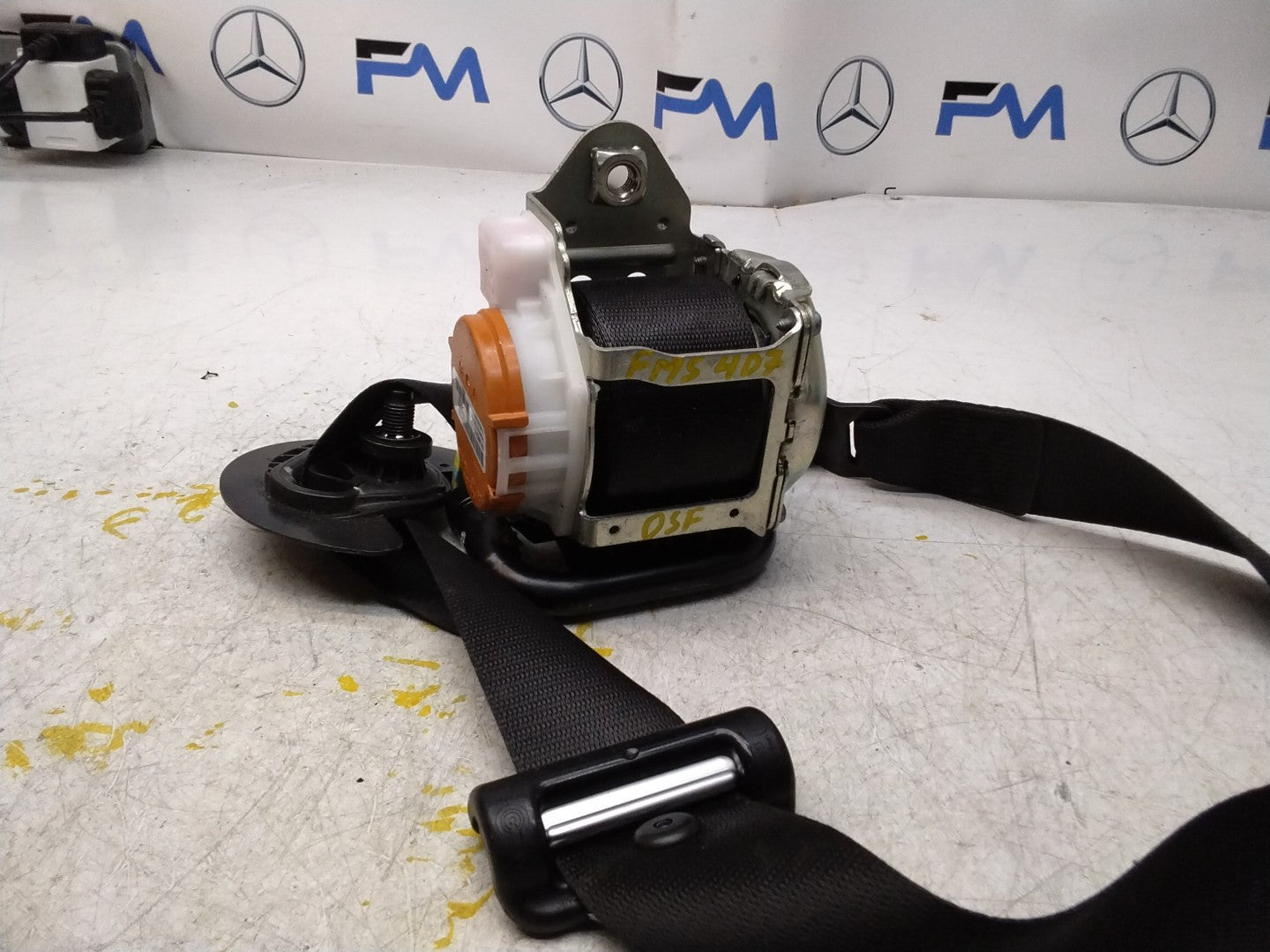 MERCEDES A-CLASS  FRONT RIGHT SEAT BELT WITH PRETENSIONER A1778600800 FMS407 OSF