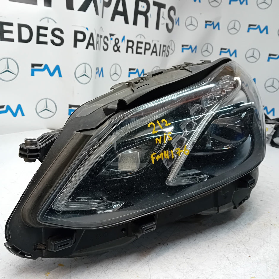 MERCEDES E-CLASS W212 HEADLIGHT PASSENGER NS LEFT A2129062903 2015 FMH176