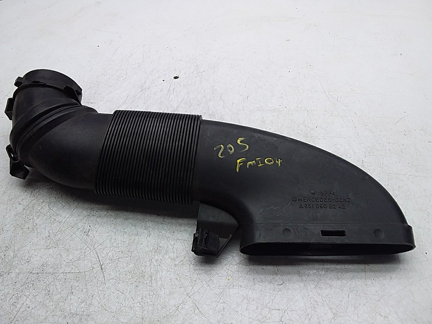 MERCEDES-BENZ C-CLASS A205 AIR INTAKE TUBE A6510903242 FMI04