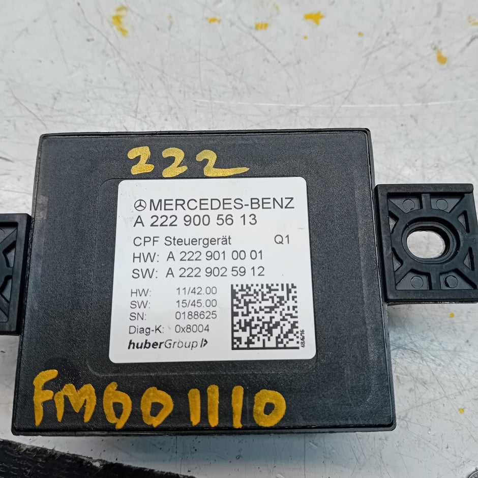 MERCEDES C S CLASS CAMERA REAR CONTROL MODULE ECU A2229005613 FM001110