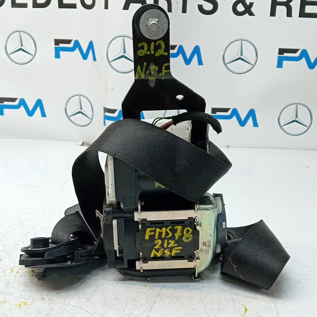 MERCEDES E CLASS W212  SEAT BELT FRONT LEFT PASSENGER SIDE A2128608585 FMS78 NSF