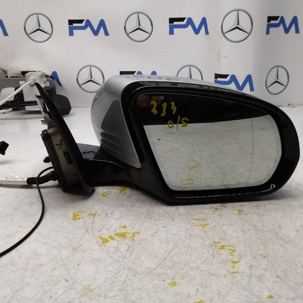 2021 MERCEDES-BENZ E-CLASS W213 Driver Side Wing Mirror A2138102800 SILVER  (PL)