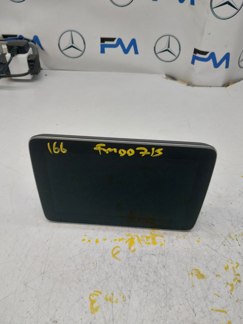 MERCEDES M-CLASS W166 DISPLAY SCREEN A1669001420 2018 FM00713