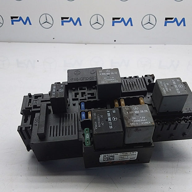 MERCEDES BENZ S-CLASS W222 FUSE BOX RELAY  A2229063202 FMF72