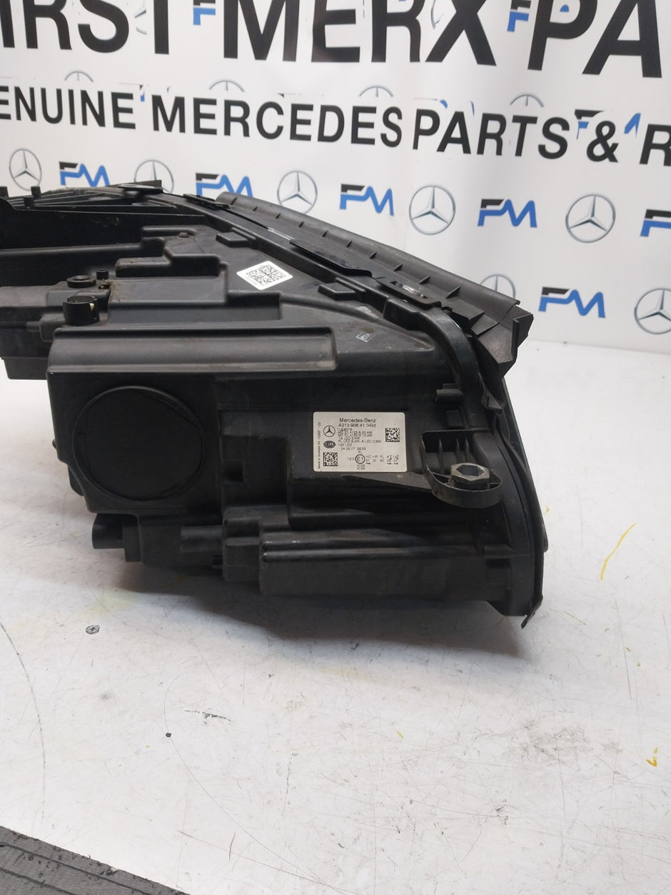 MERCEDES E-CLASS 2014 ONWARDS W213 HEADLIGHT PASSENGER NS A2139064104 FMH154