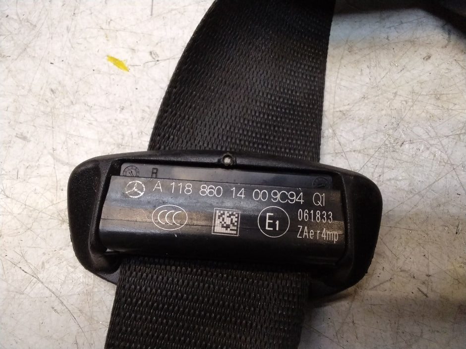 MERCEDES CLA C118 A-CLASS DRIVER SIDE FRONT SEAT BELT A1188601400 FMS384 OSF