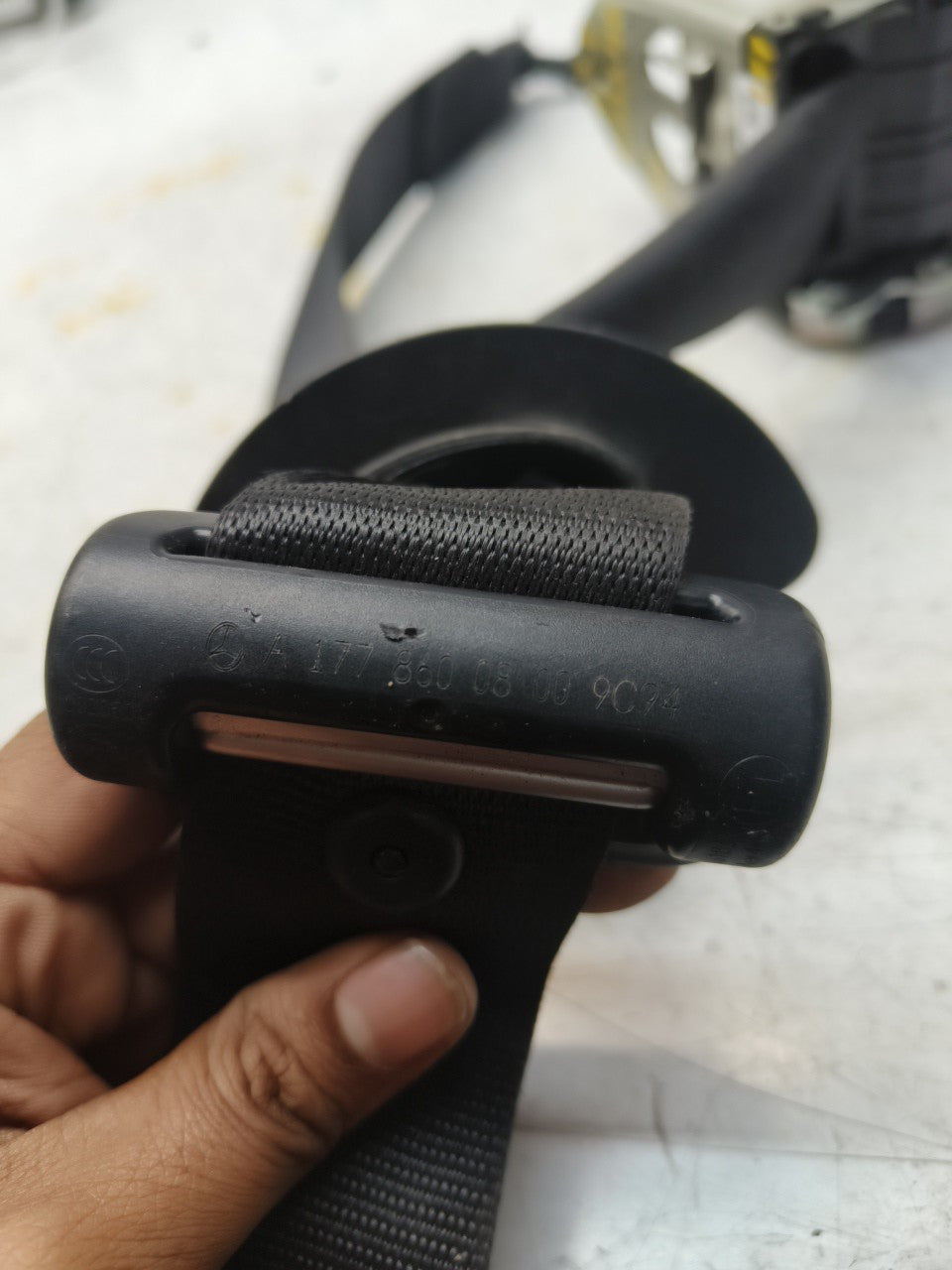 MERCEDES A CLASS  FRONT LEFT SEAT BELT WITH PRETENSIONER A1778600800 FMS46 NSF