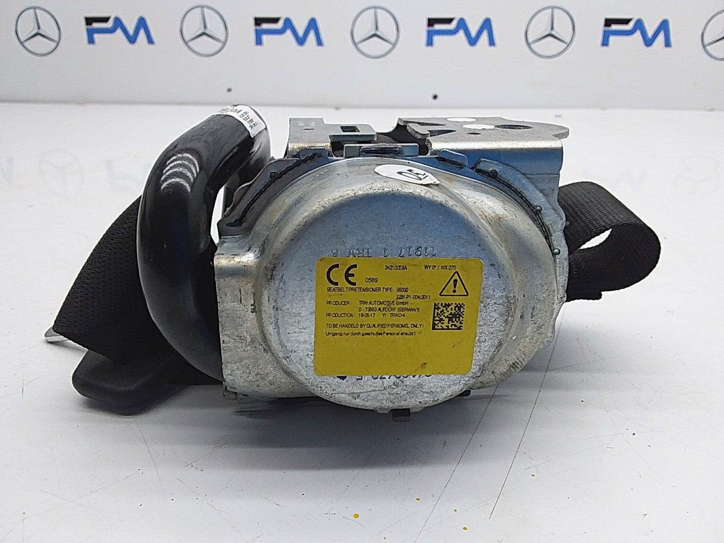MERCEDES BENZ W205 C CLASS DRIVER REAR SIDE BELT RIGHT OSR A2058600685 FMS10
