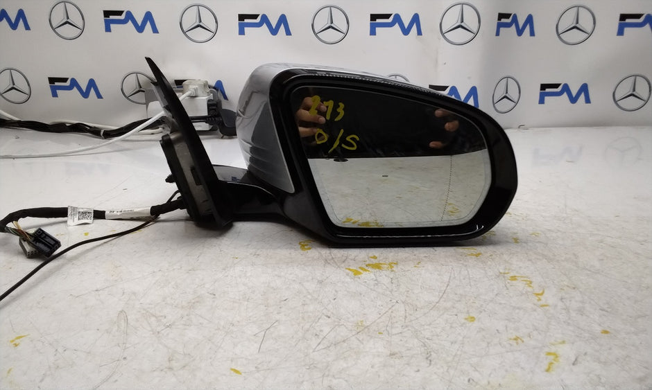 2018 MERCEDES-BENZ E-CLASS W213 Driver Side Wing Mirror A2138100201 SILVER  (PL)