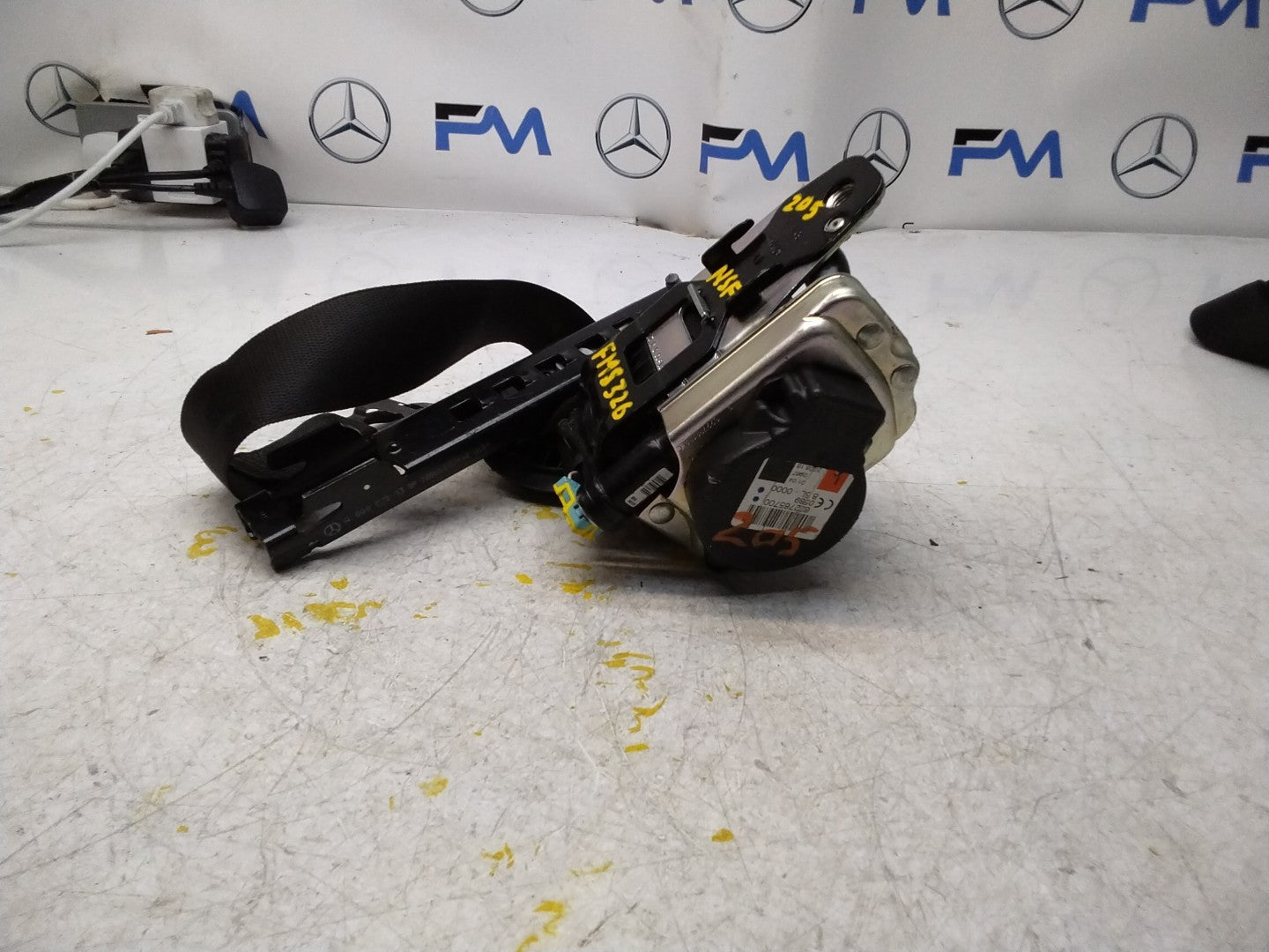 MERCEDES C-CLASS W205 SEAT BELT FRONT PASSENGER LEFT SIDE A2058600185 FMS326 NSF