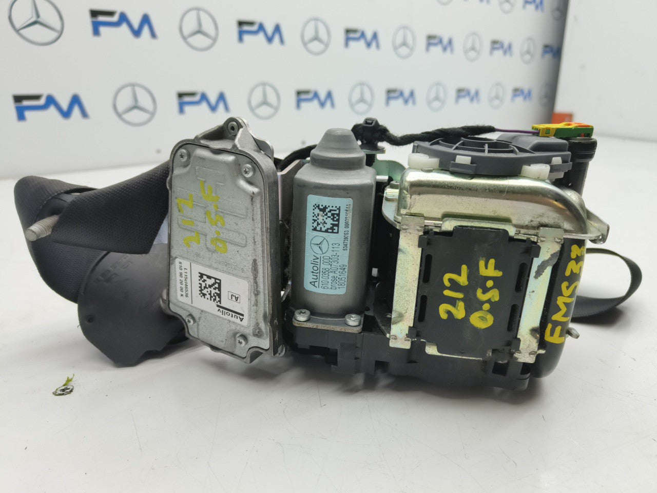 MERCEDES BENZ E-CLASS W212 DRIVER SIDE FRONT SEAT BELT A2128607685 OSF FMS33