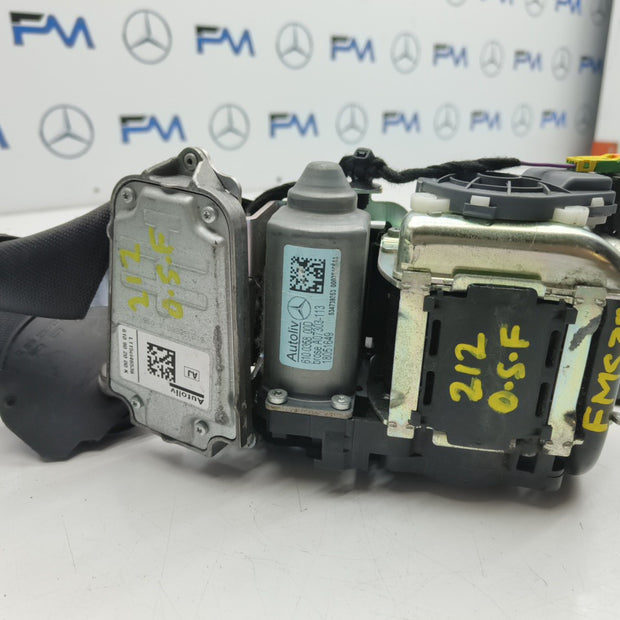 MERCEDES BENZ E-CLASS W212 DRIVER SIDE FRONT SEAT BELT A2128607685 OSF FMS33