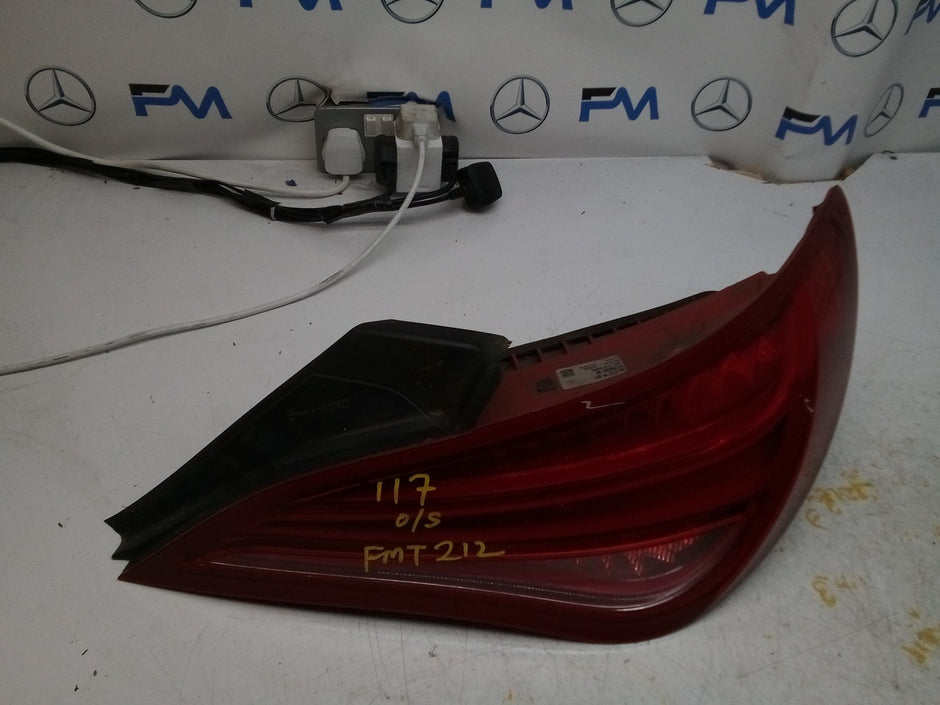 MERCEDES CLA W117 DRIVER SIDE RIGHT OS REAR TAIL LIGHT A1179060601 2015 FMT212