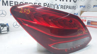 MERCEDES C-CLASS W205 PASSENGER SIDE NS REAR TAIL LIGHT A2059061157 2016 FMT104