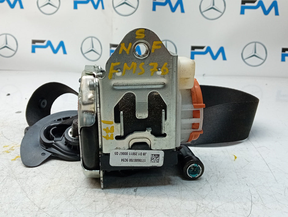 MERCEDES A CLASS  FRONT LEFT SEAT BELT WITH PRETENSIONER A1778600700 FMS76 NSF
