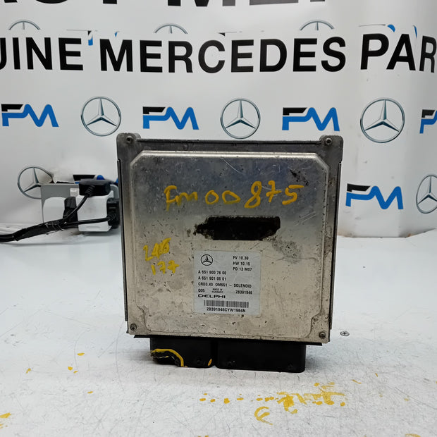 MERCEDES  B CLASS W246 W177 ENGINE  ECU CONTROL MODULE A6519007600 FM00875