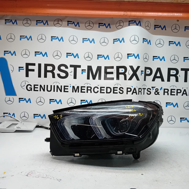 MERCEDES GLE HEADLIGHT PASSENGER NS LEFT A1679064508 2023 LED HIGH PERFOR FMH181