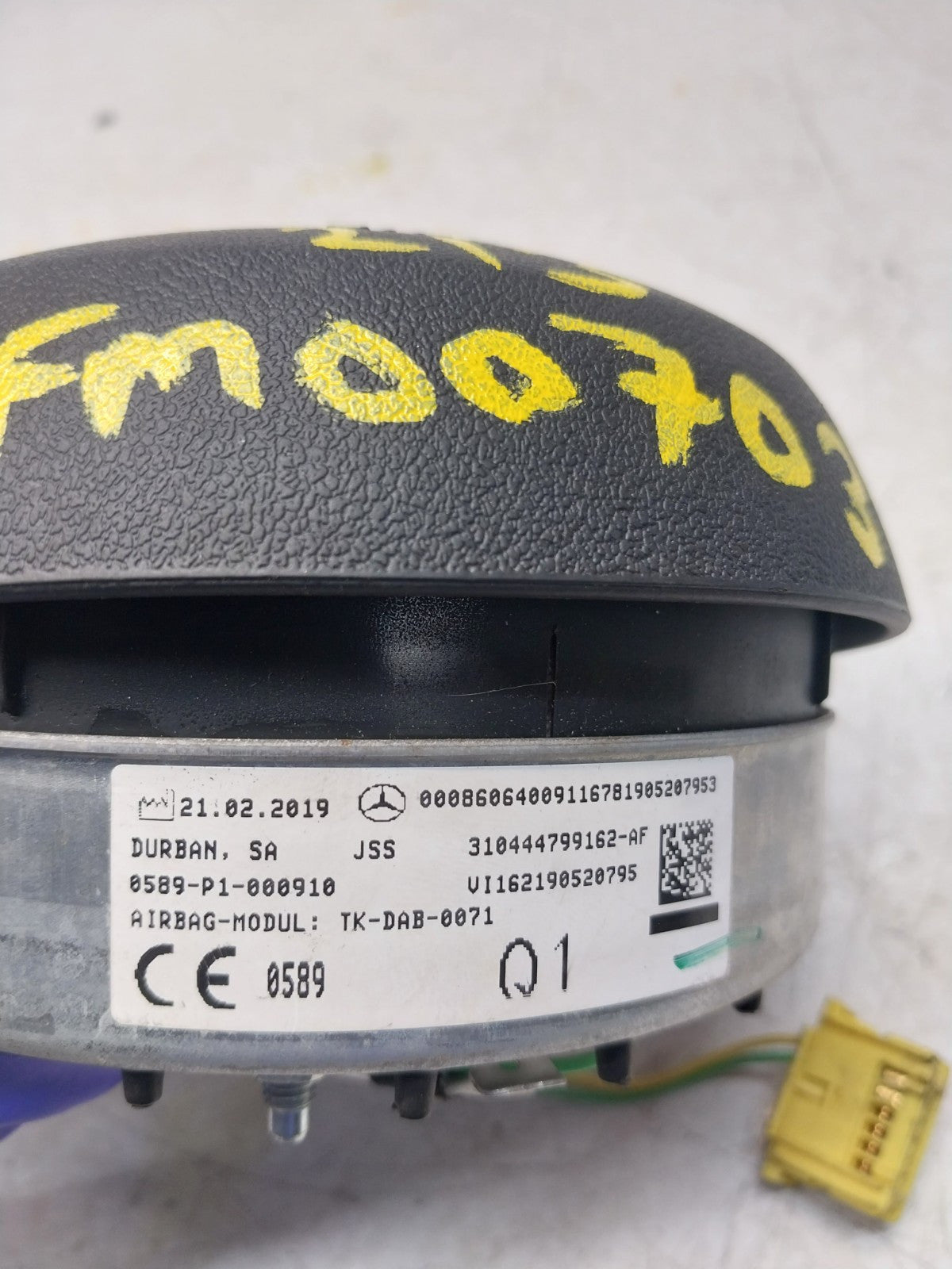 MERCEDES E-CLASS W213 STEERING WHEEL AIRBAG 310444799162-AF FM00703