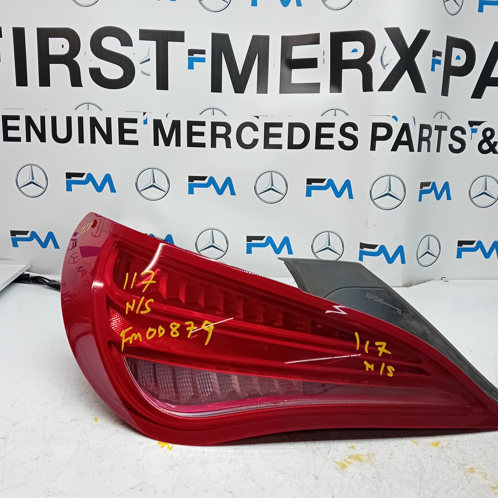 MERCEDES CLA W117 PASSENGER SIDE NS REAR TAIL LIGHT A1179060501 2017 FMT00879