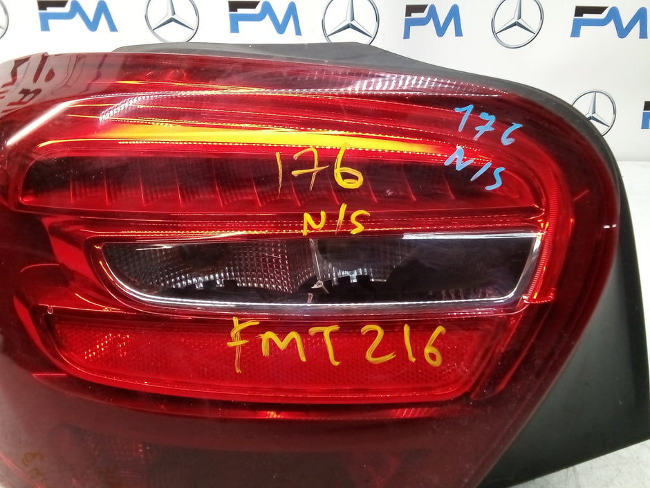 MERCEDES A-CLASS W176 PASSENGER SIDE LEFT NS REAR TAIL LIGHT A1769064800 FMT216