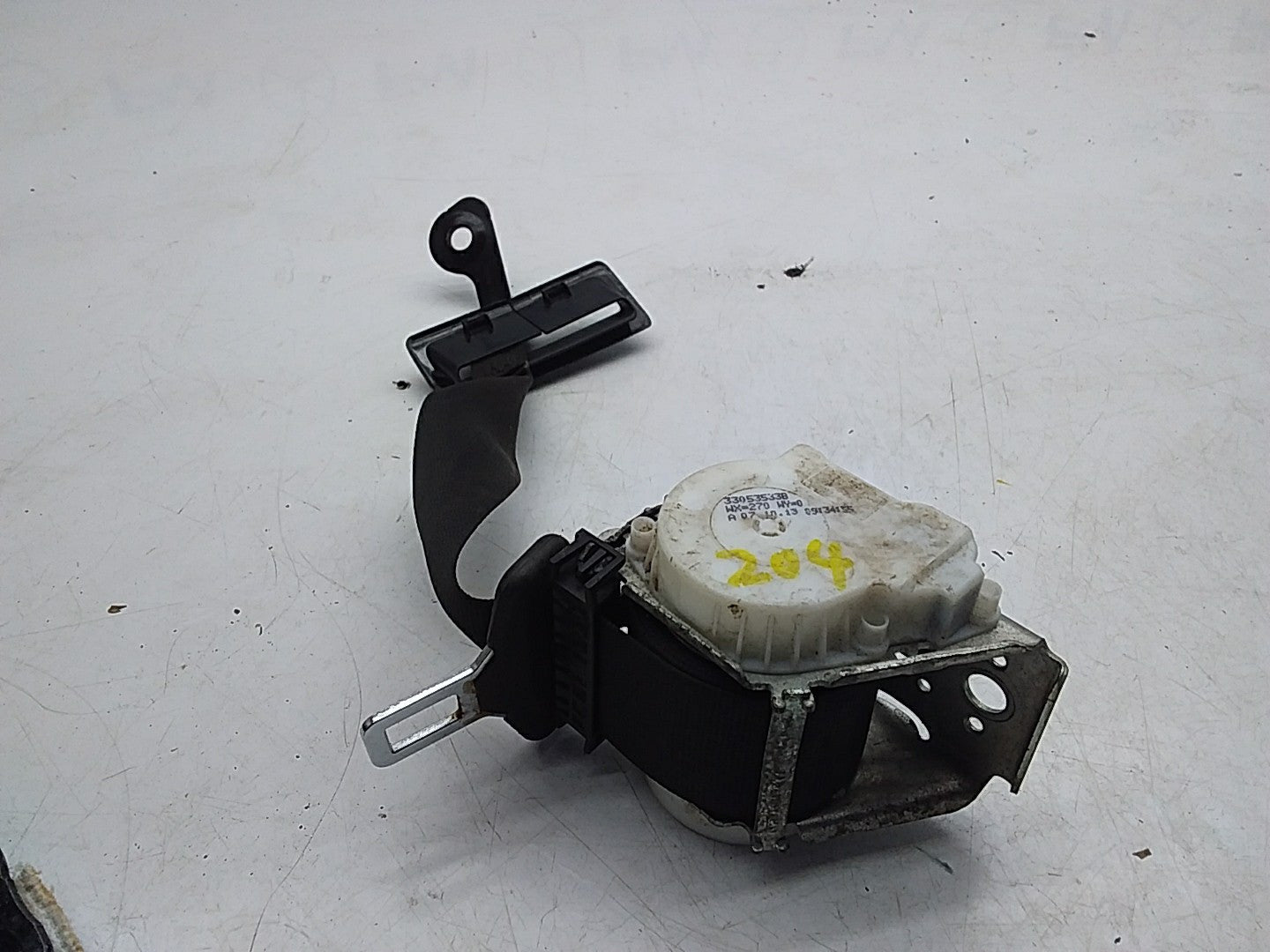 MERCEDES C-CLASS W204 SEAT BELT REAR  LEFT PASSENGER SIDE A2048603386 FMS211 NSR