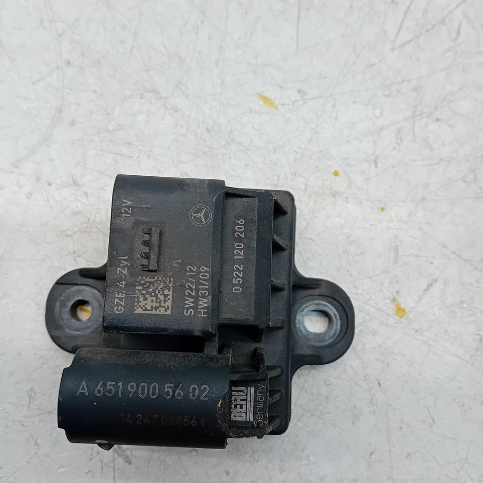 MERCEDES C CLASS W204 Glow Time Plug Relay A6519005602 FM00855