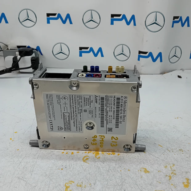 MERCEDES BENZ E-CLASS W213 2017 RADIO CD STEREO HEAD UNIT A2139006216 FM00943