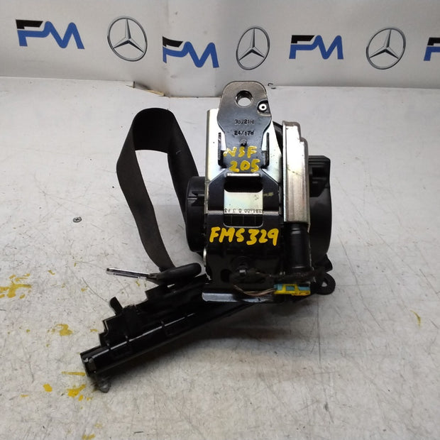 MERCEDES C-CLASS W205 SEAT BELT FRONT PASSENGER LEFT SIDE A2058600185 FMS329 NSF