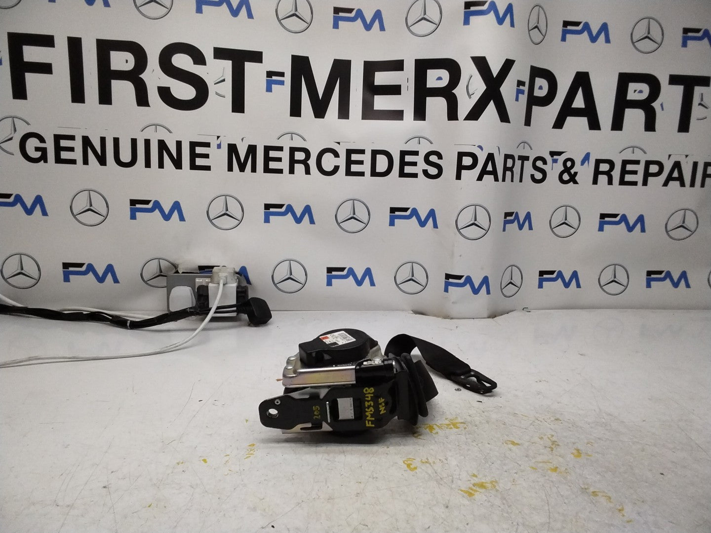 MERCEDES C-CLASS W205 SEAT BELT FRONT PASSENGER LEFT SIDE A2058600185 FMS348 NSF