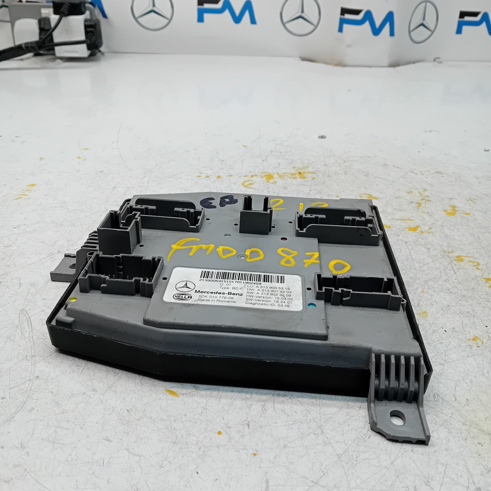 MERCEDES E-CLASS SAM CONTROL MODULE W213 A2139005315 FM00870