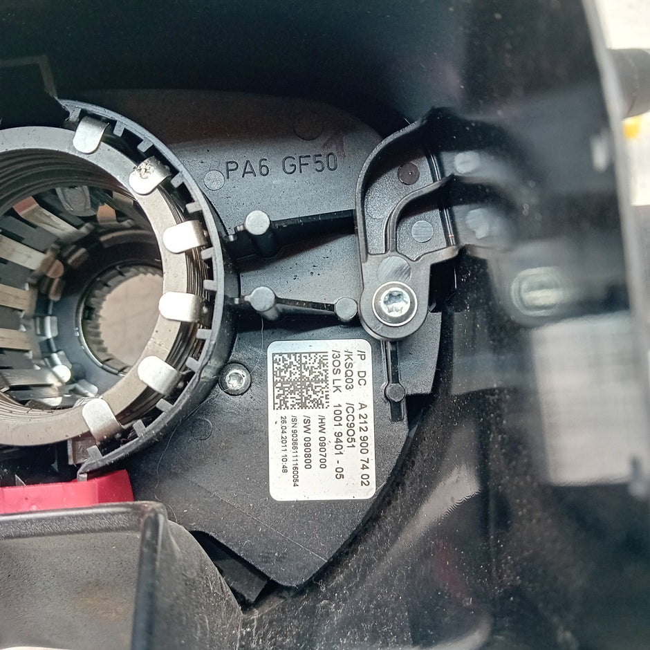 Mercedes E CLASS W212 INDICATOR/WIPER GEAR SELECT + SQUIB A2129007402 FM001059
