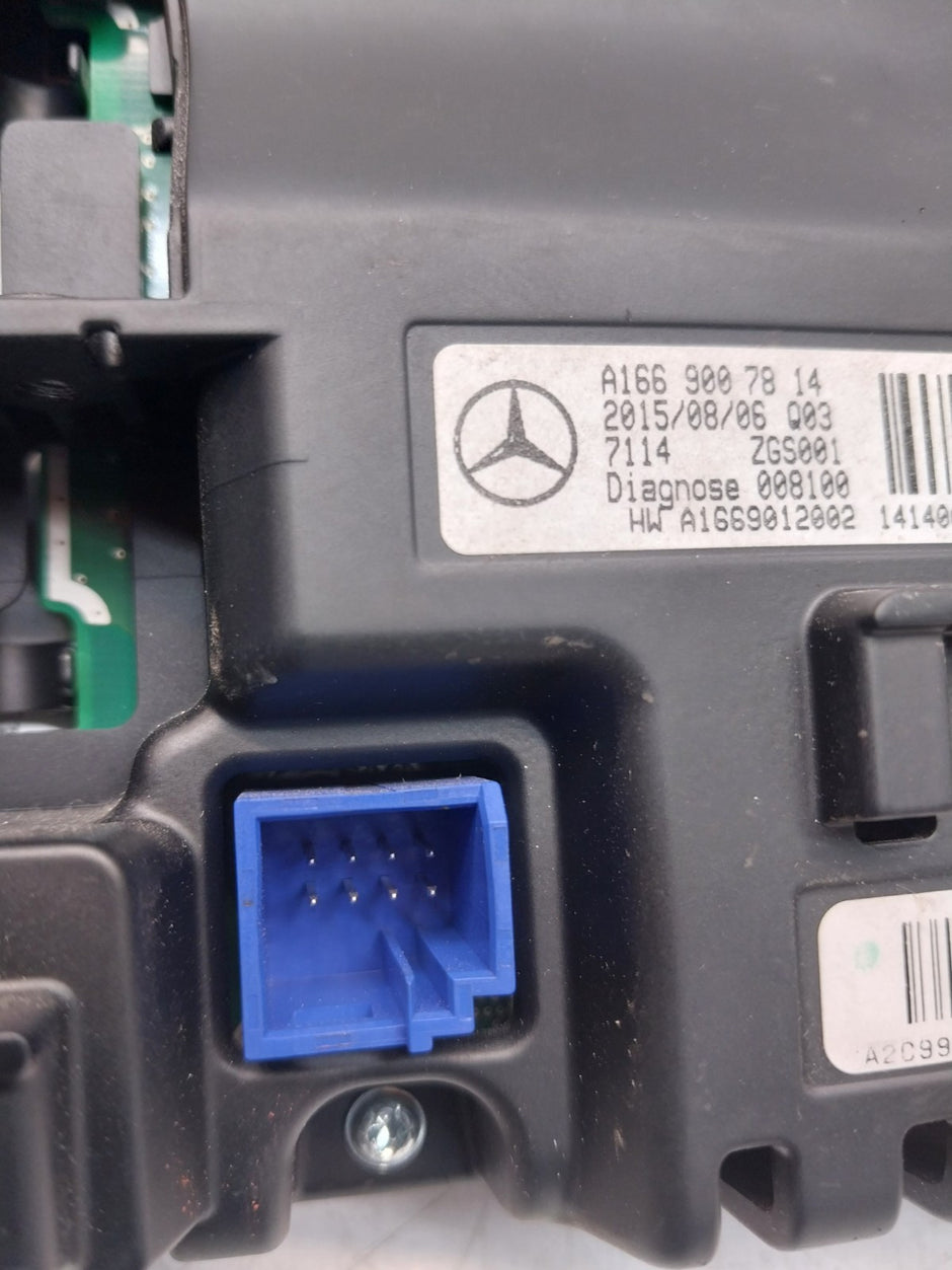 MERCEDES M-CLASS W166 DISPLAY SCREEN A1669007814 FM00711
