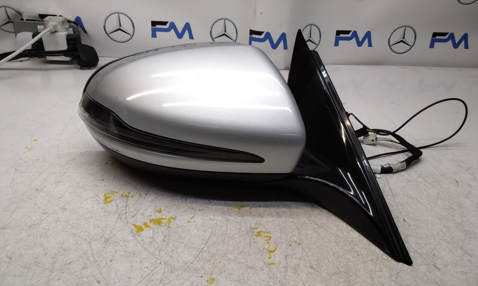 2018 MERCEDES-BENZ E-CLASS W213 Driver Side Wing Mirror A2138100201 SILVER  (PL)