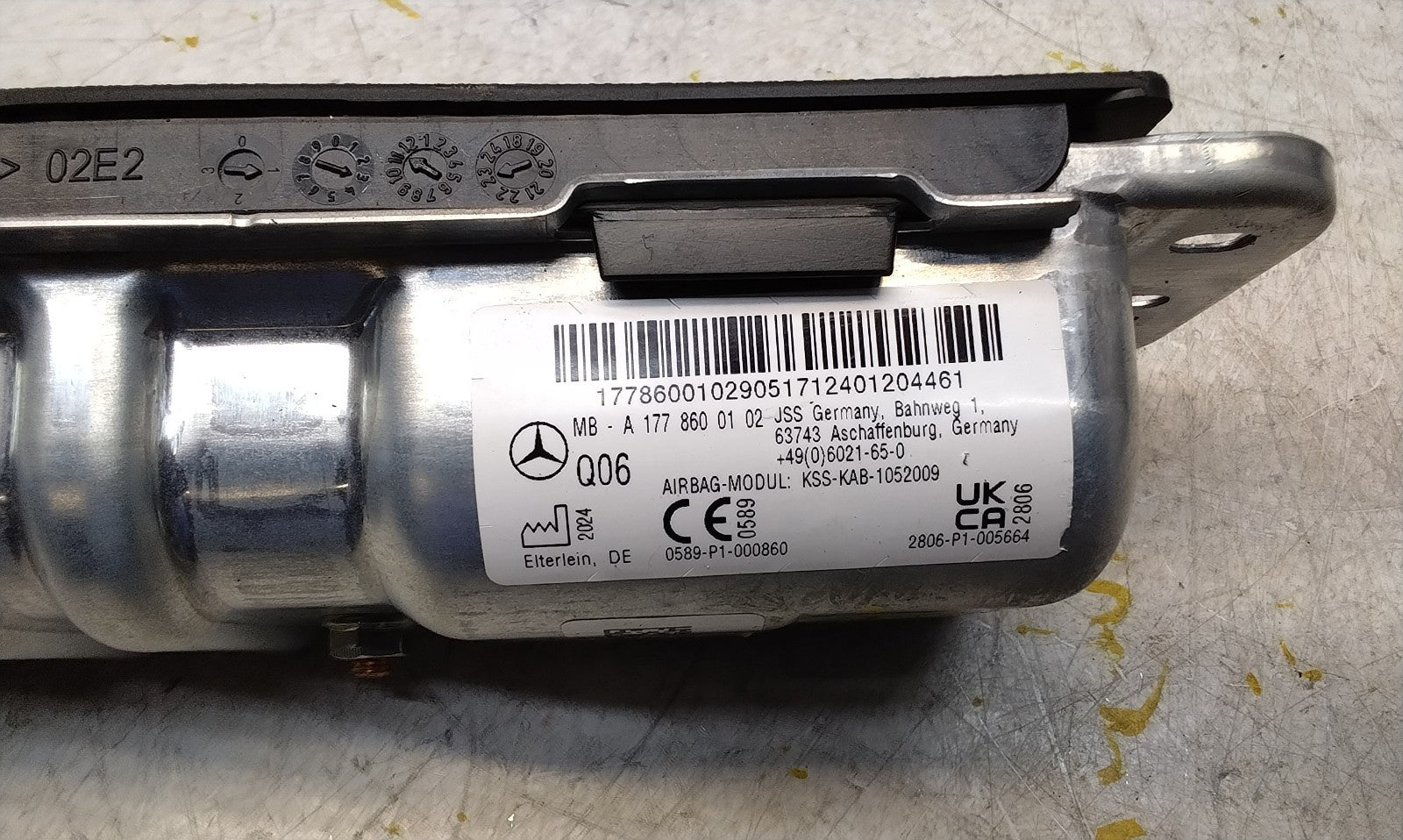 2019 MERCEDES BENZ A-CLASS W177 DRIVER SIDE KNEE AIRBAG A1778600102 FM00752