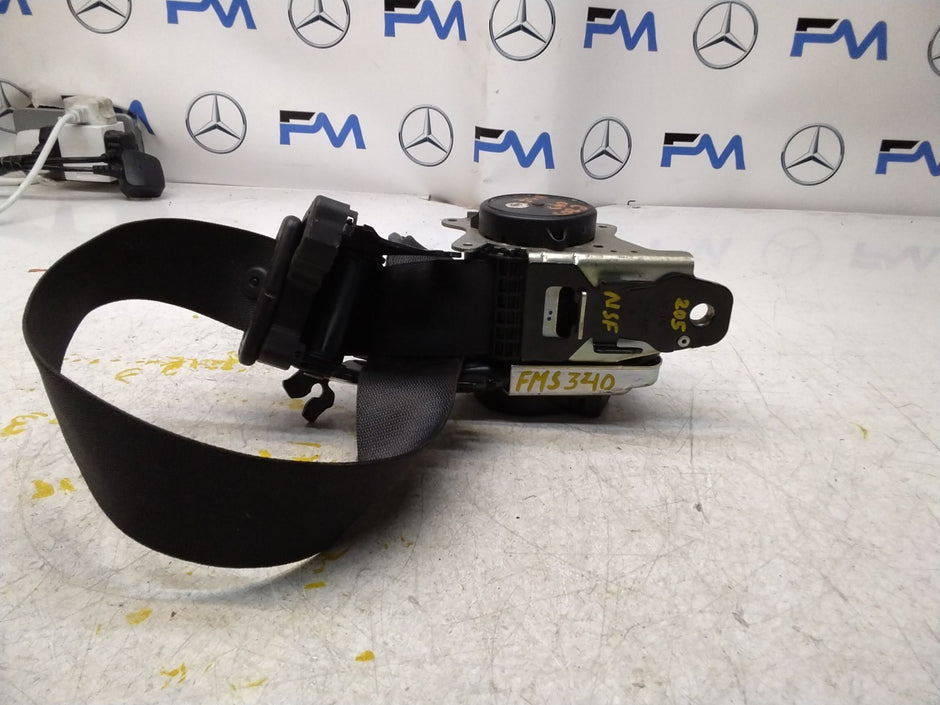 MERCEDES-BENZ W205 C CLASS FRONT LEFT PASSENGER SEATBELT A2058605185 FMS342 NSF