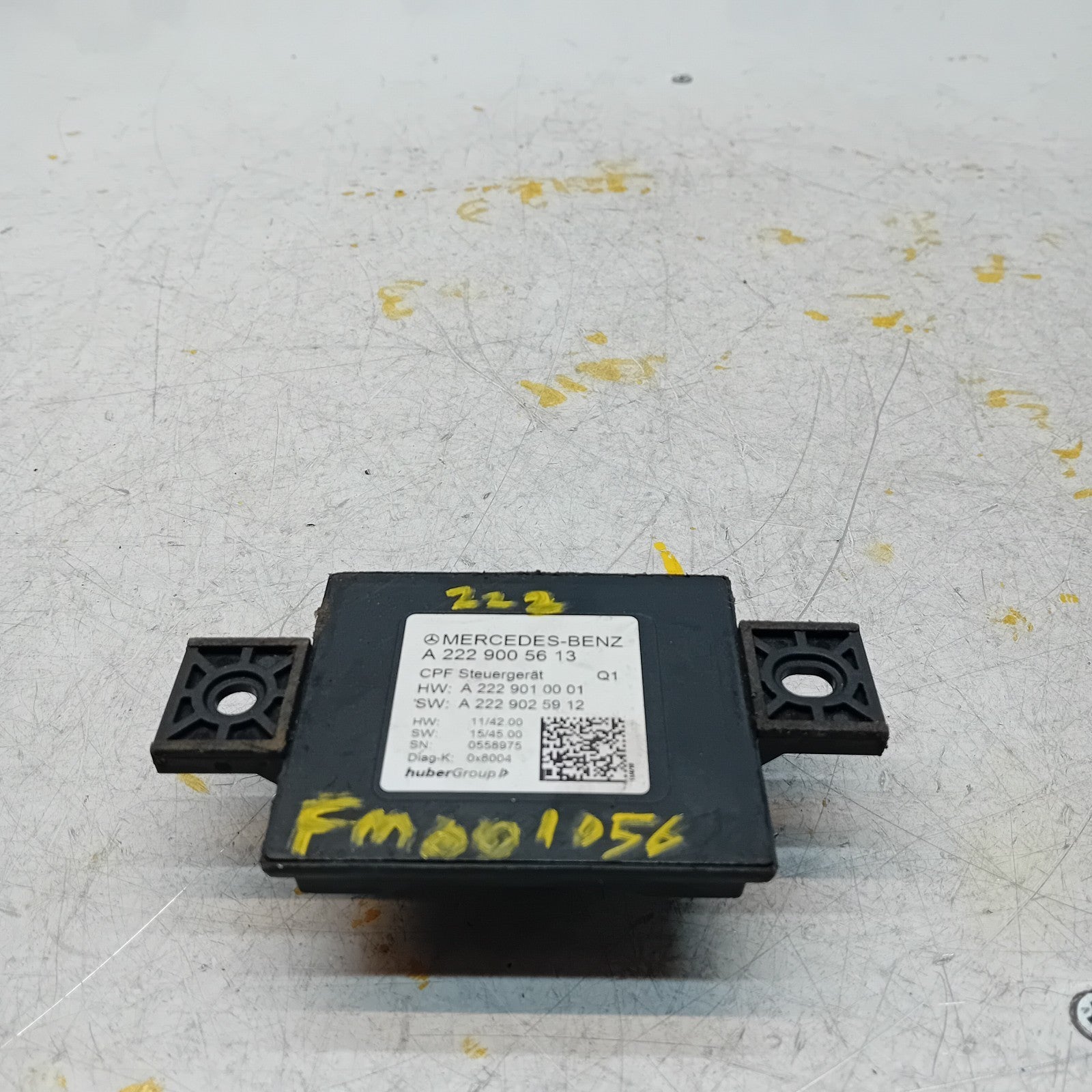 MERCEDES C S CLASS CAMERA REAR CONTROL MODULE ECU A2229005613 FM001056
