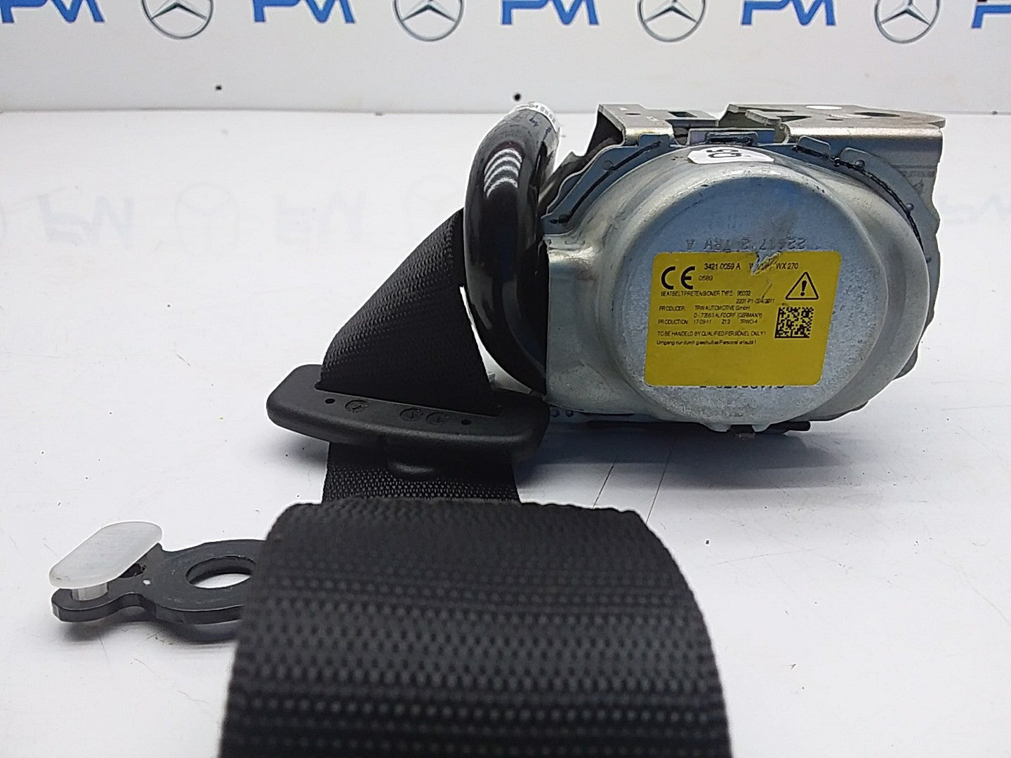 MERCEDES BENZ W205 C CLASS DRIVER REAR SIDE BELT RIGHT OSR A2058600685 FMS9
