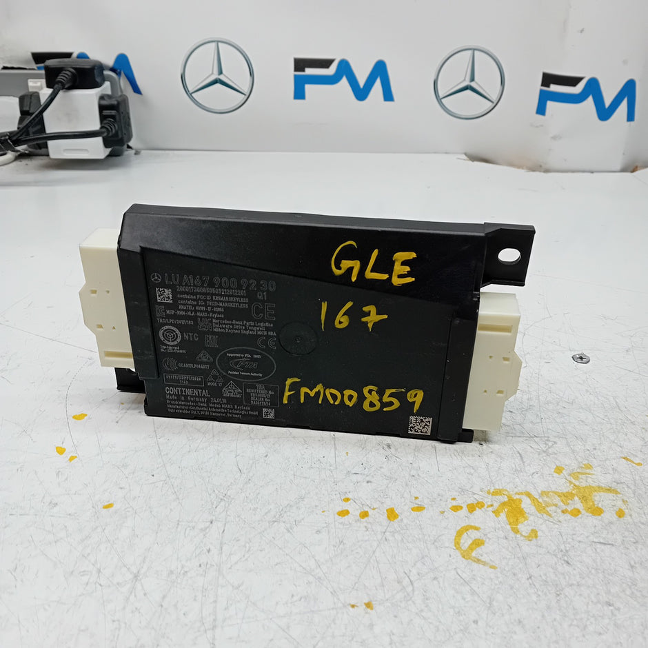 MERCEDES GLE CLASS IGNITION CONTROL MODULE ECU A1679009230 W167 FM00859