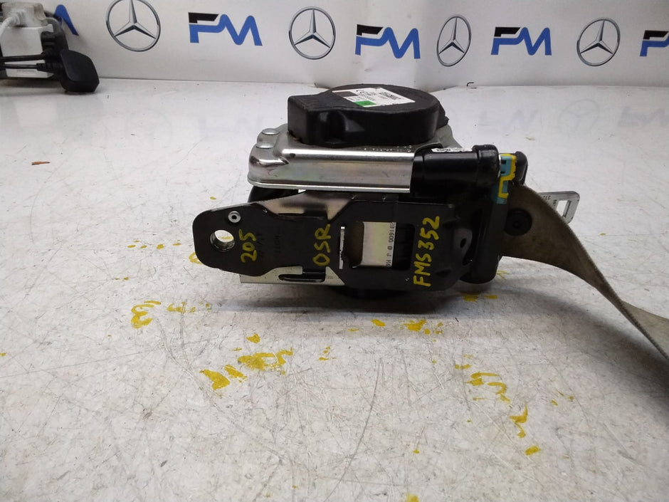 MERCEDES C-CLASS W205 SEAT BELT REAR RIGHT DRIVER SIDE A2058601601 FMS352 OSR