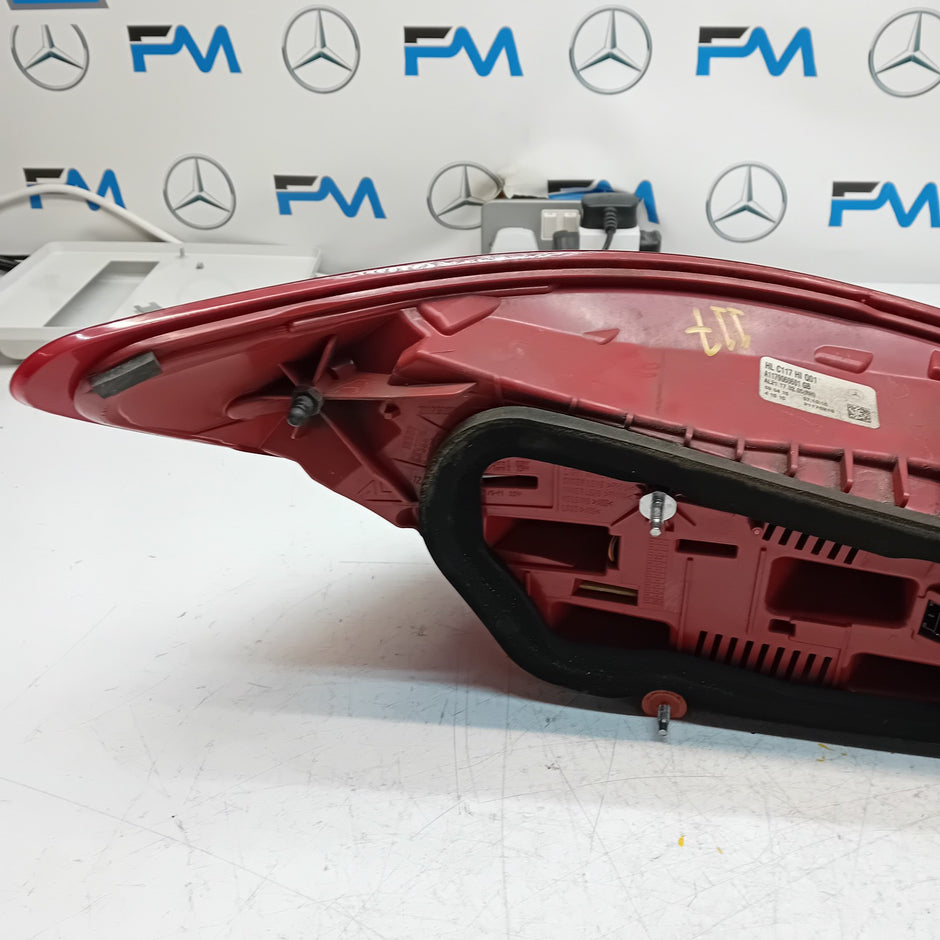 MERCEDES CLA W117 DRIVER SIDE OS REAR TAIL LIGHT A1179060601 2017 FMT00878