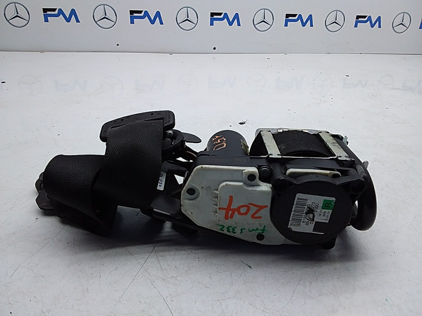 MERCEDES C-CLASS W204 SEAT BELT FRONT RIGHT DRIVER SIDE A2048602485 FMS232 OSF