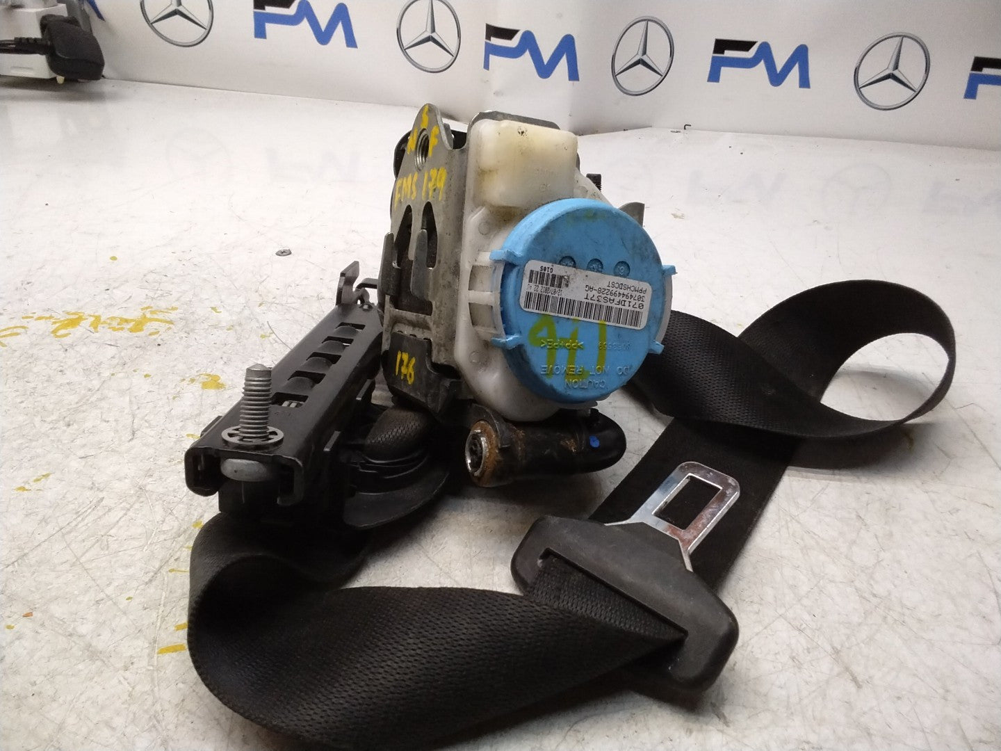 MERCEDES A CLASS W176 SEAT BELT FRONT LEFT SIDE A1768600185 FMS179 NSF